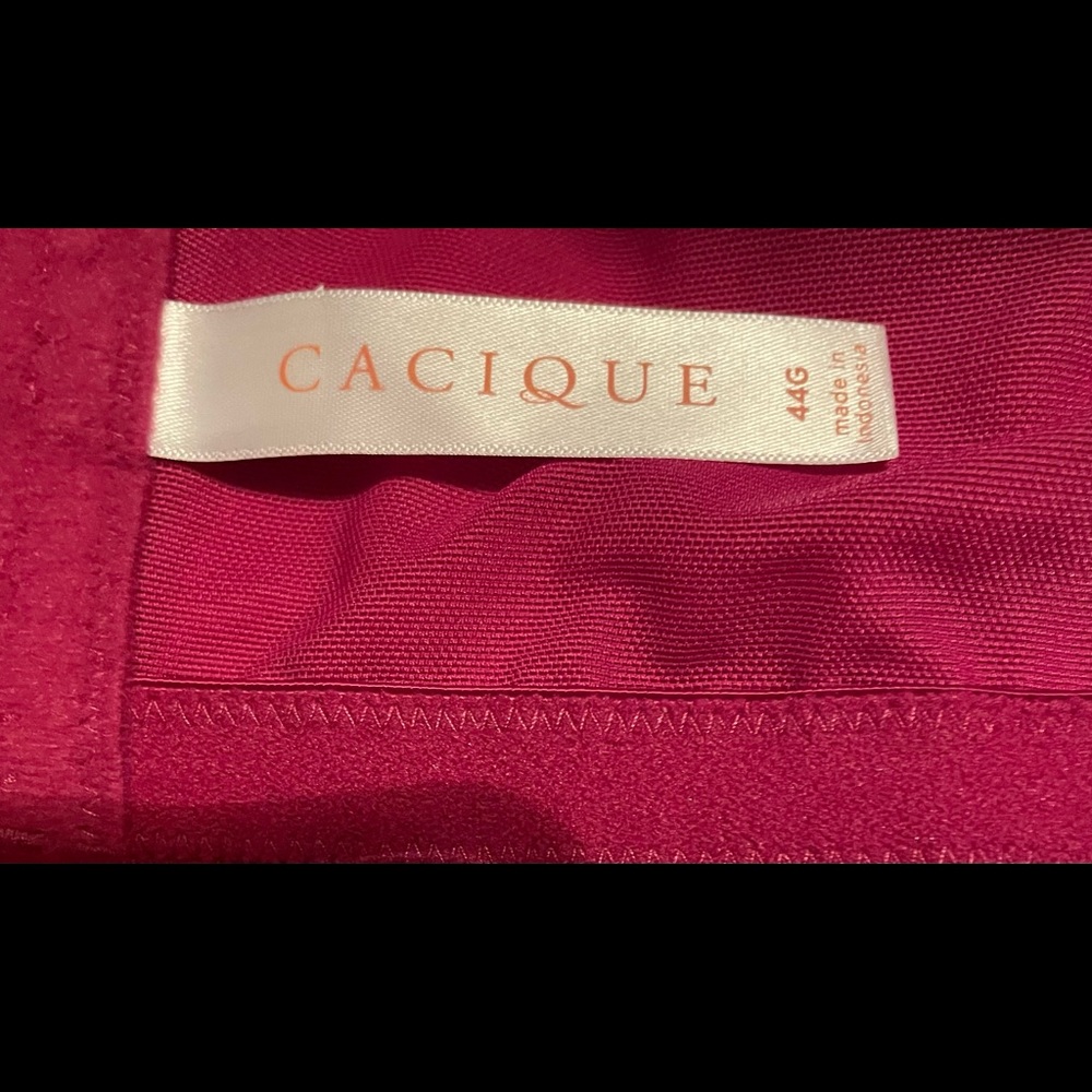 Cacique Raspberry Colored Bra - image 3